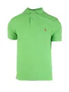 Polo Ralph Lauren Pique Polo Shirt Polo Shirts Green In Green