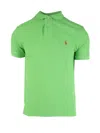 Polo Ralph Lauren Pique Polo Shirt Polo Shirts Green In Green