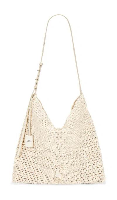 Polo Ralph Lauren Messenger Bag In White