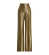 Polo Ralph Lauren Metallic Dean Trousers In Green