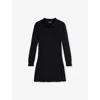 Polo Ralph Lauren Girls 2t-6x Mini-cable Polo Sweater Dress In Black