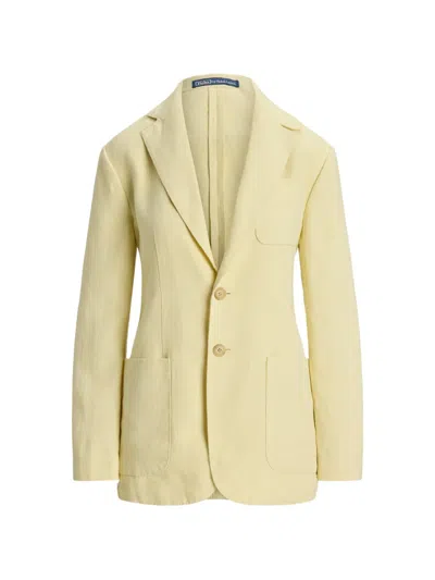 Polo Ralph Lauren Michele Buttoned Jacket In Yellow
