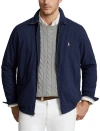 Polo Ralph Lauren Mens French Navy Classic New Fit Bi-swing Windbreaker Jacket In Navy