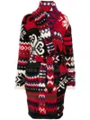 Polo Ralph Lauren Snowflake-motif Shawl-collar Cardigan In Multicolor