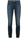 Polo Ralph Lauren Mid Rise Ankle Skinny In Blue