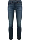 Polo Ralph Lauren Mid-rise Cropped Jeans In Blue