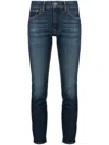 Polo Ralph Lauren Mid-rise Cropped Jeans In Blue