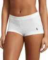 Polo Ralph Lauren Stretch Cotton Girlshorts In Multi