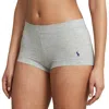 Polo Ralph Lauren Stretch Cotton Girlshorts In Grey
