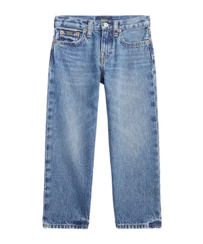 Polo Ralph Lauren Mid-rise Straight-leg Jeans In Blue