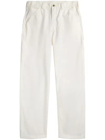 Polo Ralph Lauren Mid-rise Straight-leg Trousers In White
