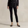 Polo Ralph Lauren Mid-rise Super-slim Jean In Black