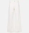 Polo Ralph Lauren High-rise Wide-leg Jeans In White