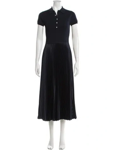 Pre-owned Polo Ralph Lauren Midi Length Dress W/ Tags In Blue