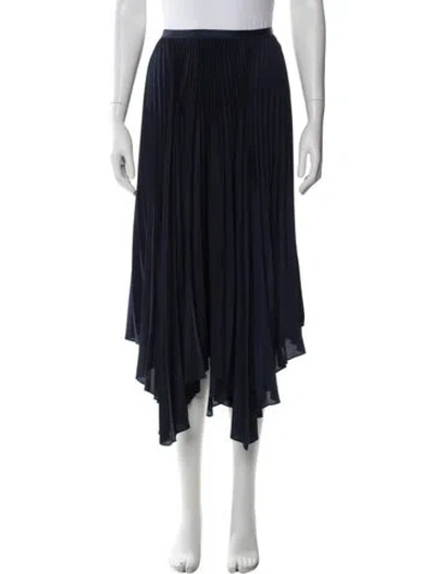Pre-owned Polo Ralph Lauren Midi Length Skirt In Blue