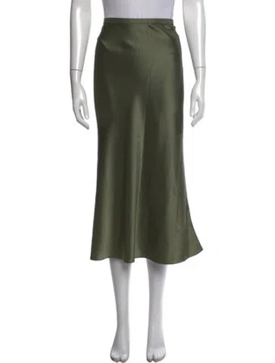 Pre-owned Polo Ralph Lauren Midi Length Skirt In Green