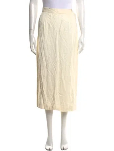 Pre-owned Polo Ralph Lauren Midi Length Skirt In Neutral