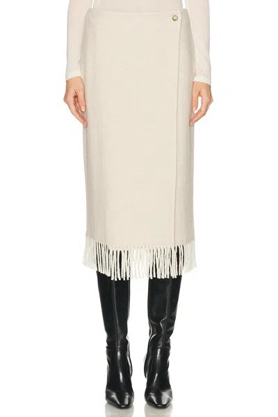 Polo Ralph Lauren Midi Pencil Skirt In Metallic