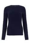 Polo Ralph Lauren Womens Hunter Navy Cable-knit Round-neck Cashmere Jumper In Hunternavy