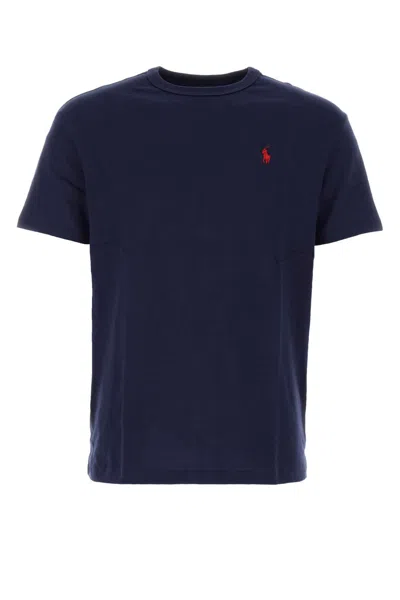 Polo Ralph Lauren Polo Pony-embroidered Crew-neck T-shirt In Blue