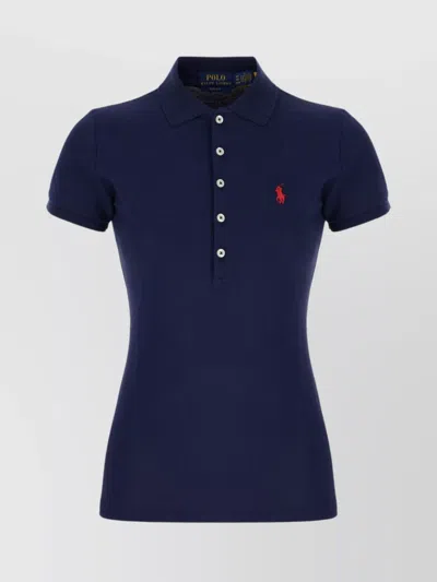 POLO RALPH LAUREN MIDNIGHT BLUE PIQUET POLO SHIRT