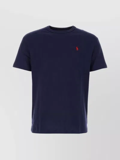 Polo Ralph Lauren Midnight Cotton Crew Neck T-shirt In Blue