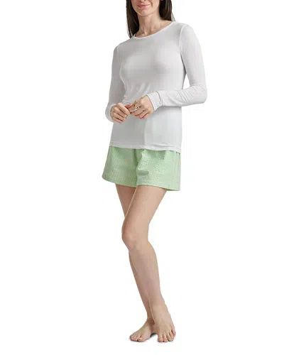 Polo Ralph Lauren Midnight Sheer Long Sleeve Top In White