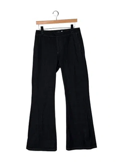 Pre-owned Polo Ralph Lauren Mid-rise Flared Jeans In Blue
