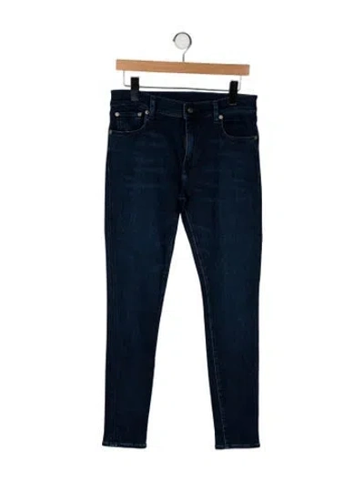 Pre-owned Polo Ralph Lauren Mid-rise Skinny Leg Jeans In Blue