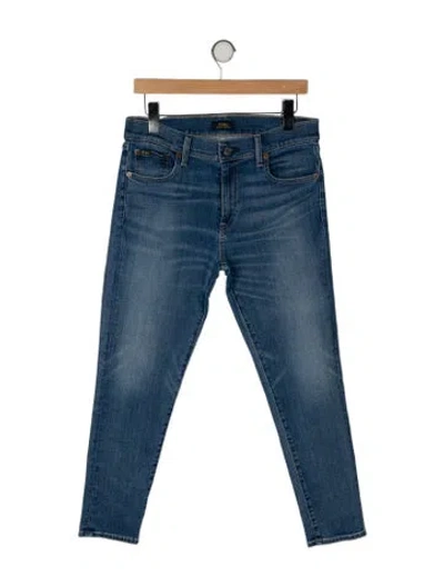 Pre-owned Polo Ralph Lauren Mid-rise Skinny Leg Jeans In Blue