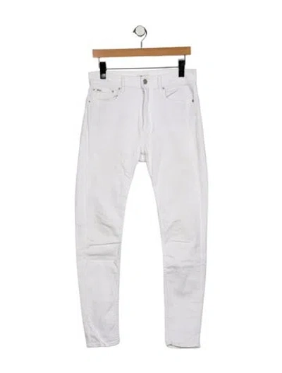 Pre-owned Polo Ralph Lauren Mid-rise Skinny Leg Jeans In Blue