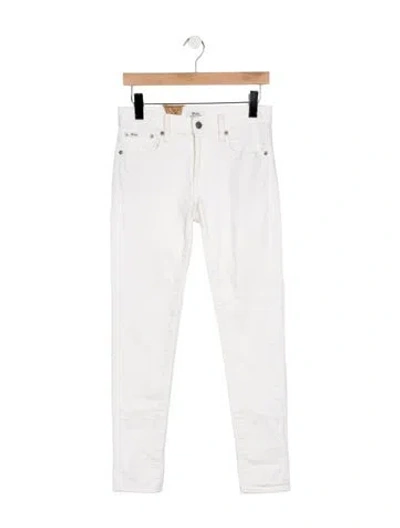 Pre-owned Polo Ralph Lauren Mid-rise Skinny Leg Jeans In Blue