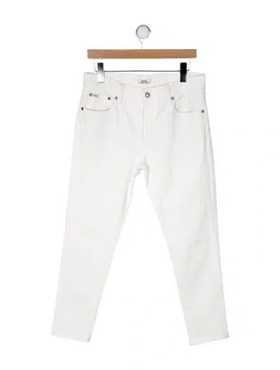 Pre-owned Polo Ralph Lauren Mid-rise Skinny Leg Jeans In Neutral