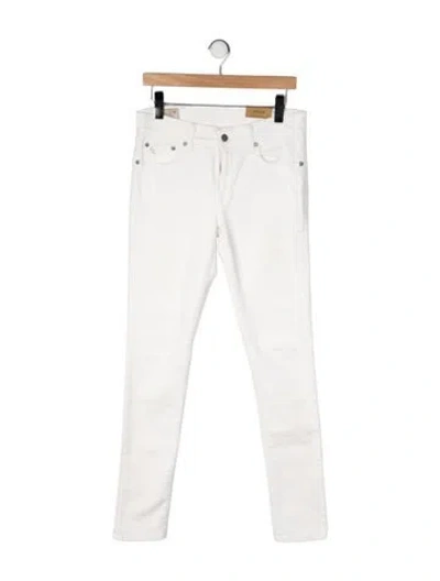 Pre-owned Polo Ralph Lauren Mid-rise Skinny Leg Jeans In Neutral