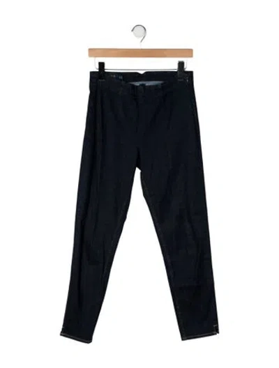 Pre-owned Polo Ralph Lauren Mid-rise Straight Leg Jeans In Black
