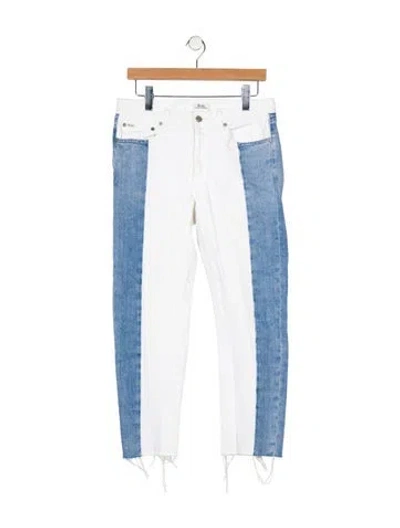 Pre-owned Polo Ralph Lauren Mid-rise Straight Leg Jeans In Blue