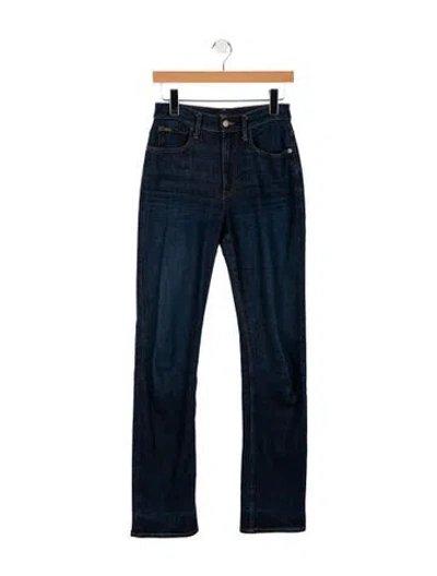 Pre-owned Polo Ralph Lauren Mid-rise Straight Leg Jeans In Blue