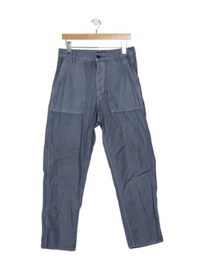Pre-owned Polo Ralph Lauren Mid-rise Straight Leg Jeans In Blue