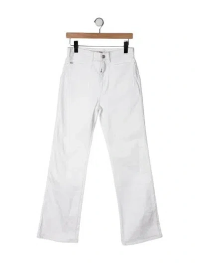 Pre-owned Polo Ralph Lauren Mid-rise Straight Leg Jeans In Neutrals