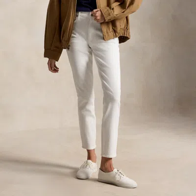 Polo Ralph Lauren Mid-rise Super-slim Jean In Amesbury Was In White