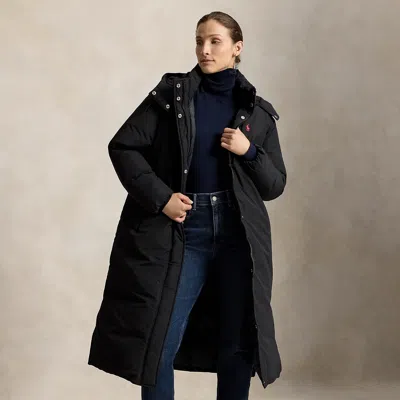 Polo Ralph Lauren Mid-weight Down Puffer Coat In Polo Black