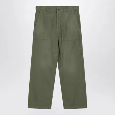 POLO RALPH LAUREN POLO RALPH LAUREN  MILITARY GREEN COTTON TROUSERS