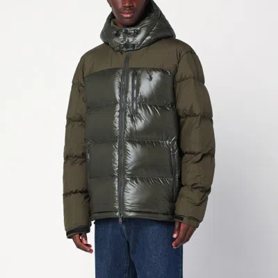 Polo Ralph Lauren Military Green Down Jacket In Blue