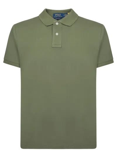 Polo Ralph Lauren Military Green Piquet Polo Shirt