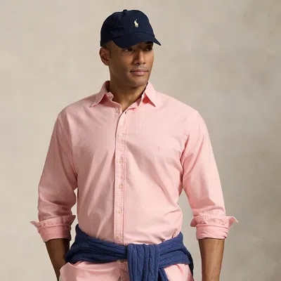 Polo Ralph Lauren Mineral-dyed Oxford Shirt In Rose