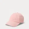 Polo Ralph Lauren Mineral-dyed Twill Ball Cap In Rose