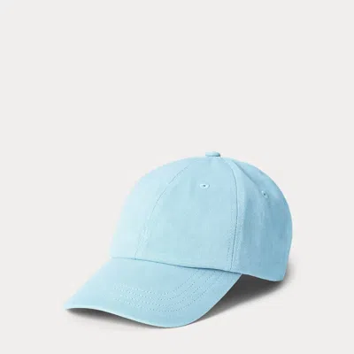 Polo Ralph Lauren Mineral-dyed Twill Ball Cap In Sky