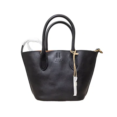 Polo Ralph Lauren Mini Bellport Tote Bag - '20s In Black