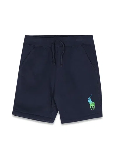 Polo Ralph Lauren Mini Bermuda Shorts For Boys In Blue