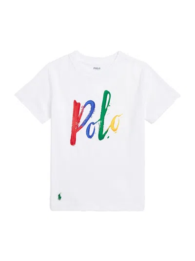 Polo Ralph Lauren Mini Boys' Classic Fit Short Sleeve T-shirt In White